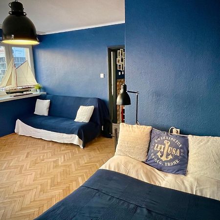 Super Apartament Blue Scisle Centrum Dwie Linie Metra Netflix Wifi 300 Mbs Panorama Miasta 华沙 外观 照片