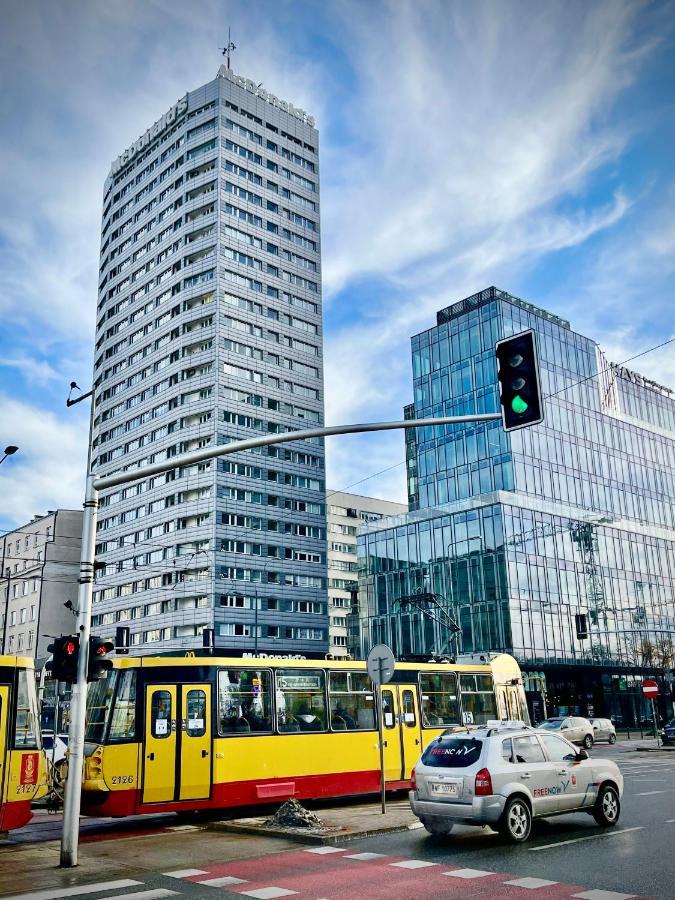 Super Apartament Blue Scisle Centrum Dwie Linie Metra Netflix Wifi 300 Mbs Panorama Miasta 华沙 外观 照片