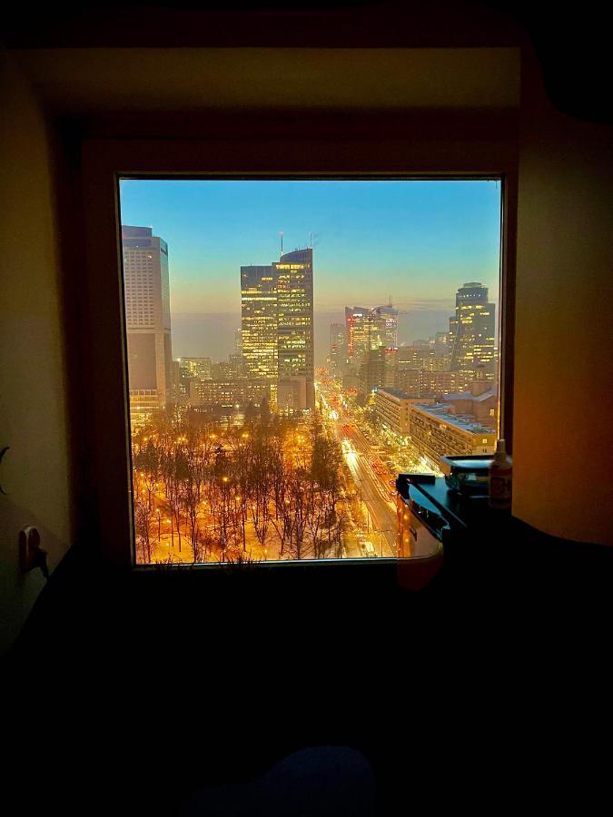 Super Apartament Blue Scisle Centrum Dwie Linie Metra Netflix Wifi 300 Mbs Panorama Miasta 华沙 外观 照片