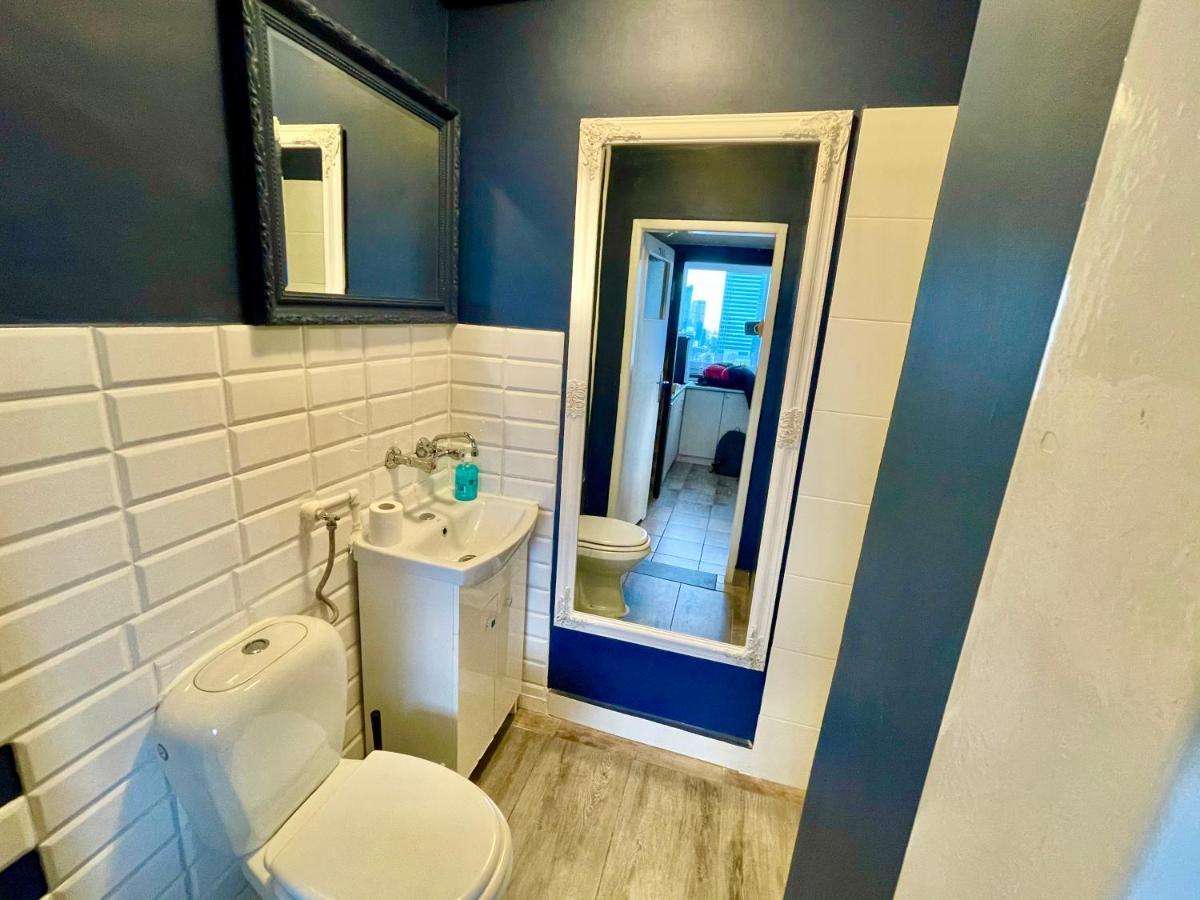 Super Apartament Blue Scisle Centrum Dwie Linie Metra Netflix Wifi 300 Mbs Panorama Miasta 华沙 外观 照片