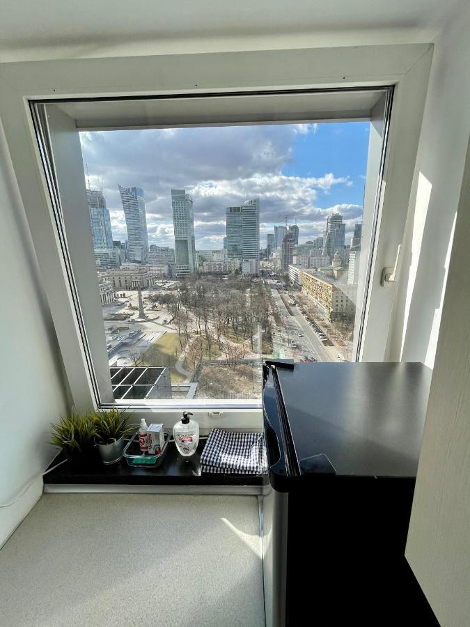 Super Apartament Blue Scisle Centrum Dwie Linie Metra Netflix Wifi 300 Mbs Panorama Miasta 华沙 外观 照片